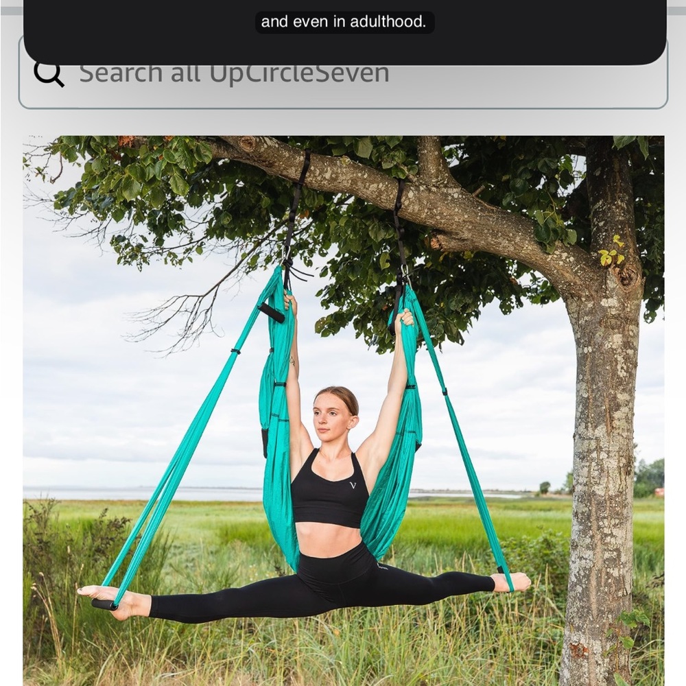 Upcircleseven yoga swing hammock